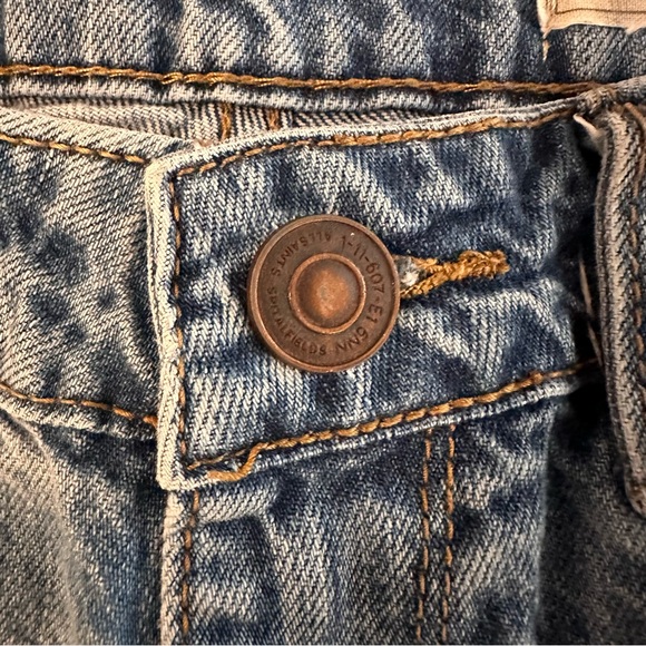 All Saints Japanese distressed denim shorts - Picture 3 of 4